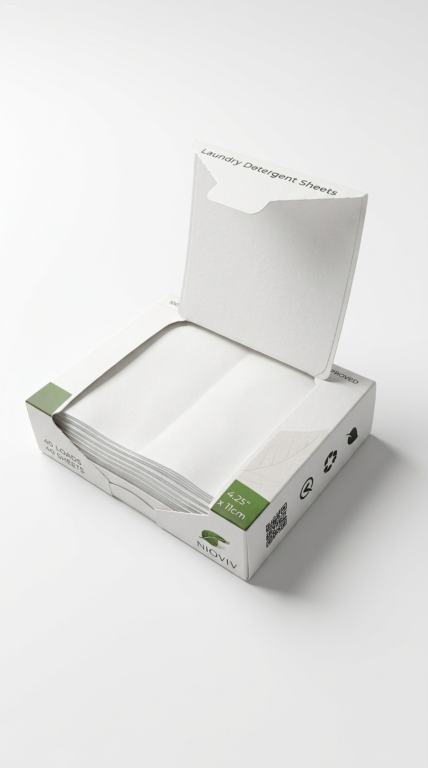 Nioviv Laundry Detergent Sheets - 40 Full Loads